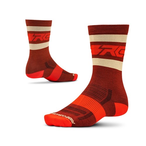 Ride Concepts Fifty Fifty Socks - XL - Oxblood - Image 1