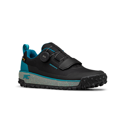 Ride Concepts Flume BOA Women's Flat Shoes - Women's US 9.0 - Black - Tahoe Blue - Image 1