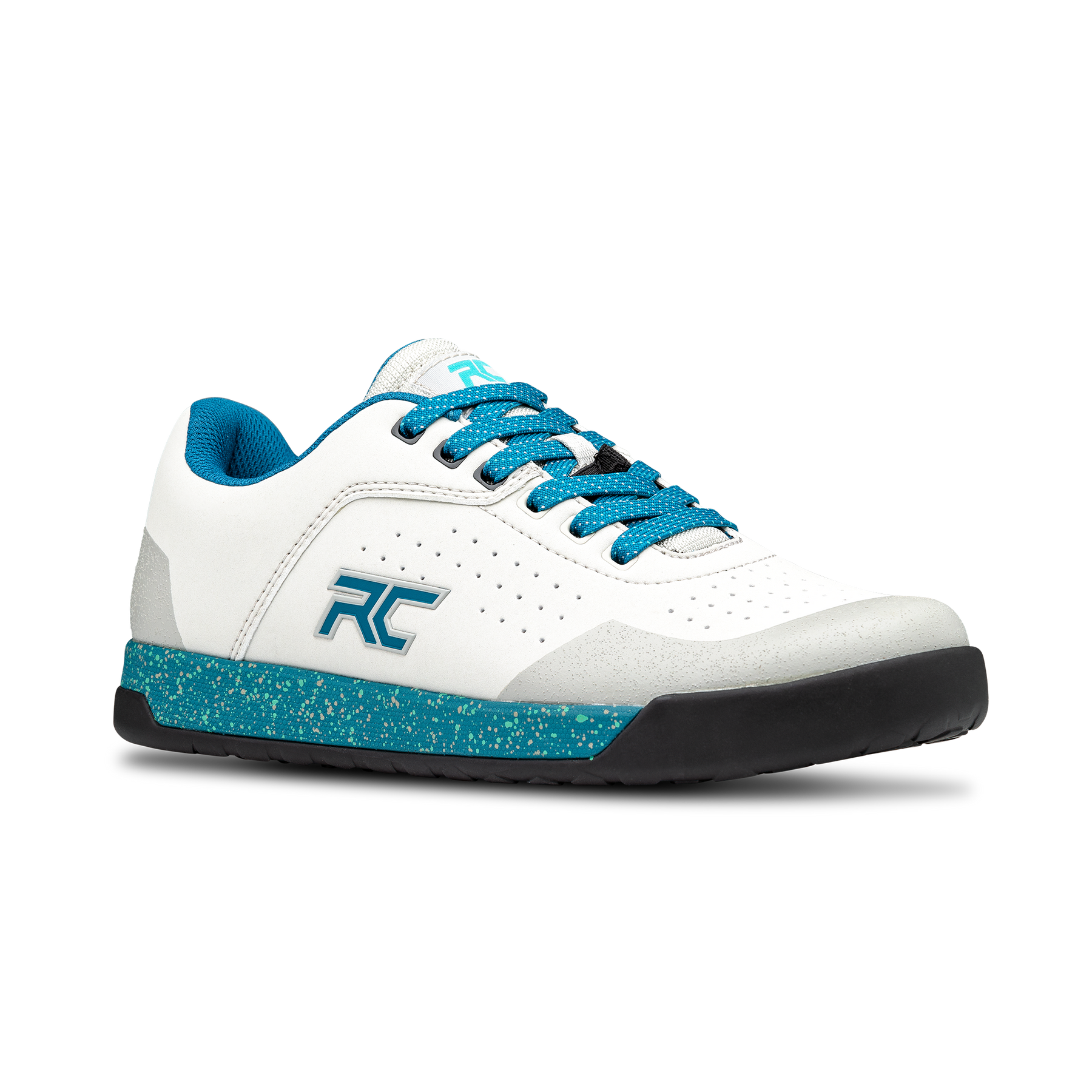 Ride Concepts Hellion Women's Flat Shoes - Women's US 10.0 - Grey - Tahoe Blue - Image 1