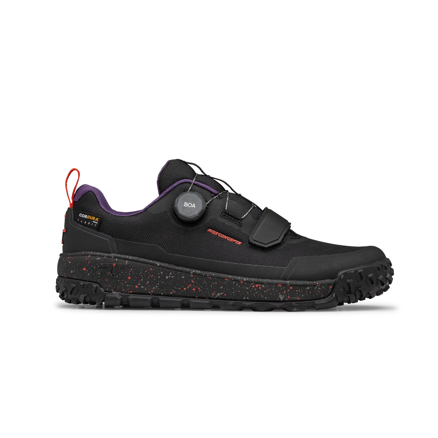 Ride Concepts Tallac BOA Men's Clipless Shoes - US 11.0 - Black - Red - Image 1