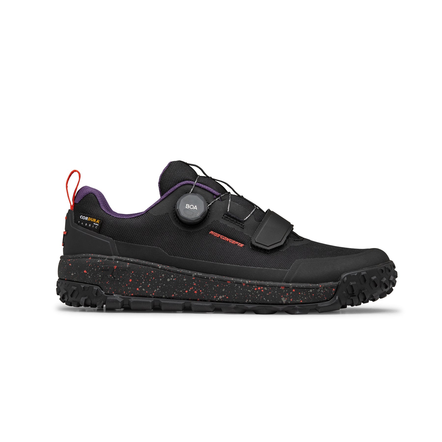 Ride Concepts Tallac BOA Men's Clipless Shoes - US 13.0 - Black - Red - Image 1