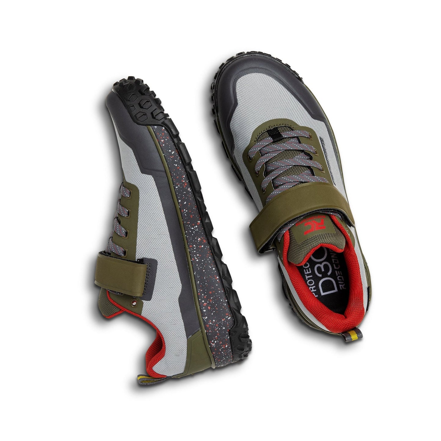 Ride Concepts Tallac Men's Clipless Shoes - US 11.5 - Grey - Olive - Image 2