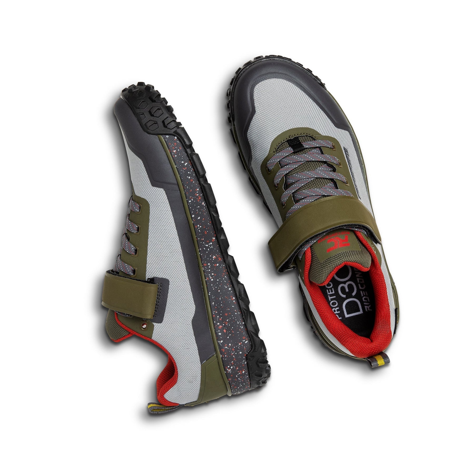 Ride Concepts Tallac Men's Clipless Shoes - US 9.5 - Grey - Olive - Image 2