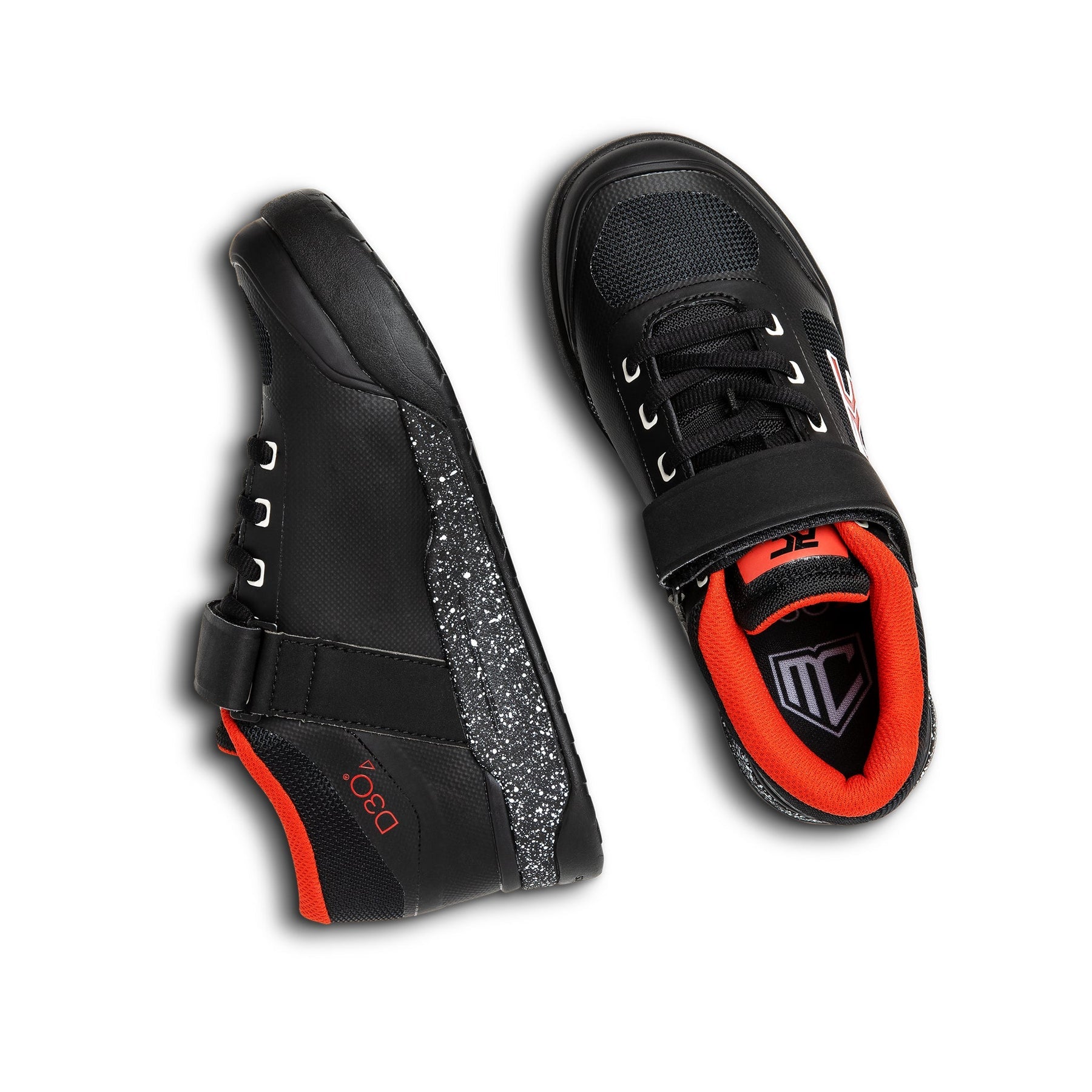 Ride Concepts Traverse Women's Clipless Shoes - Women's US 10.0 - Black - Red - Image 2