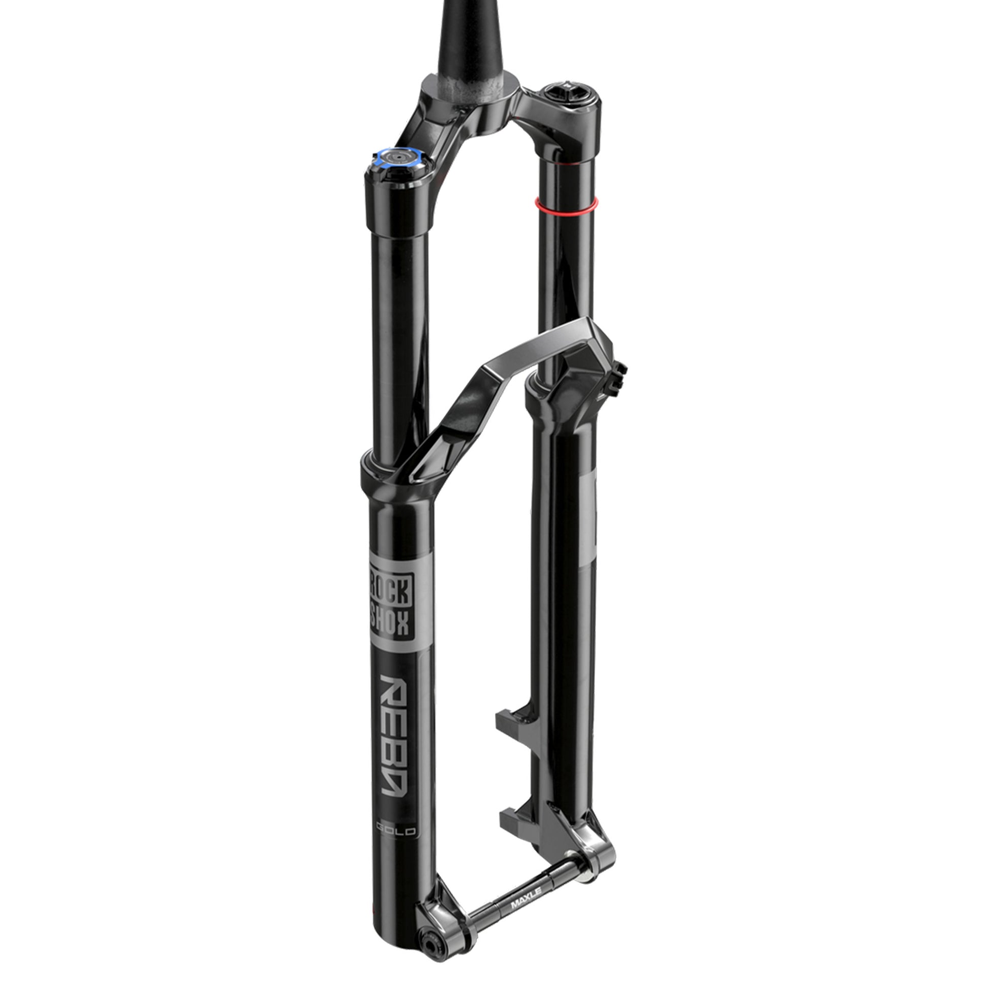 RockShox Reba Gold Isolator Fork - 29 Inch - 1 1/8th - 1.5 Inch Tapered - 15x110mm Boost - 120mm Travel - 44mm - DebonAir - Black - Image 2