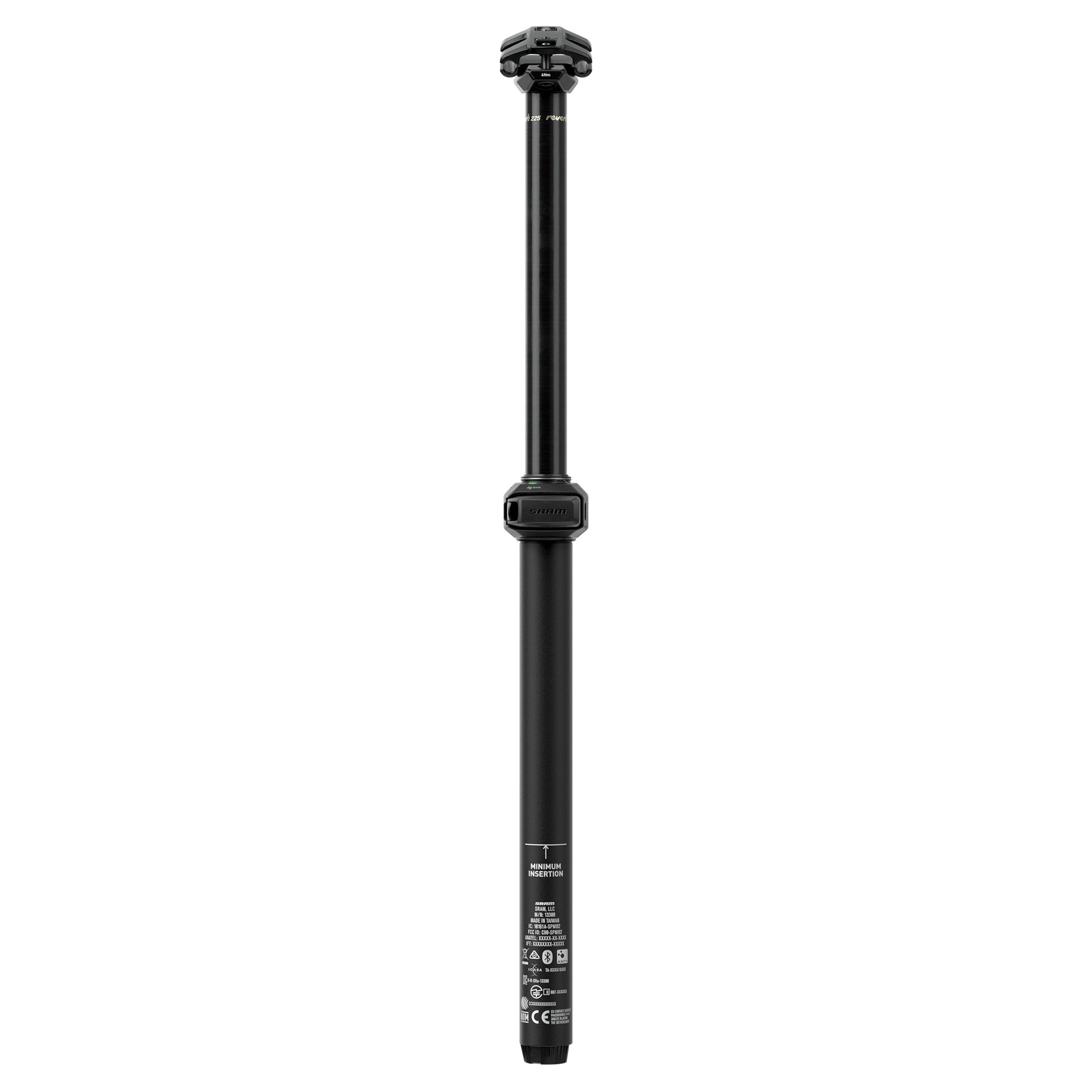 Rockshox Reverb AXS Seatpost - 31.6mm - No Cable - Wireless - 225mm Drop - 587.2mm Length - No Remote Supplied - Image 4
