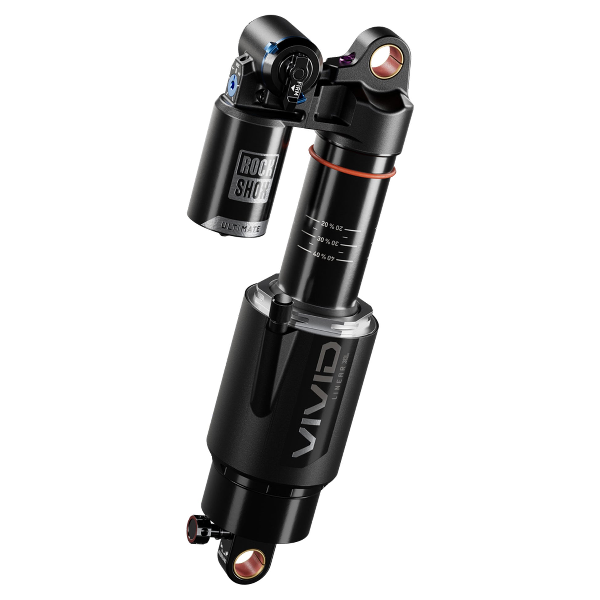 RockShox Vivid Ultimate RC2T Rear Shock - Dual Open-Eye Mount - 230x62.5mm (Metric) - D1 - Image 1