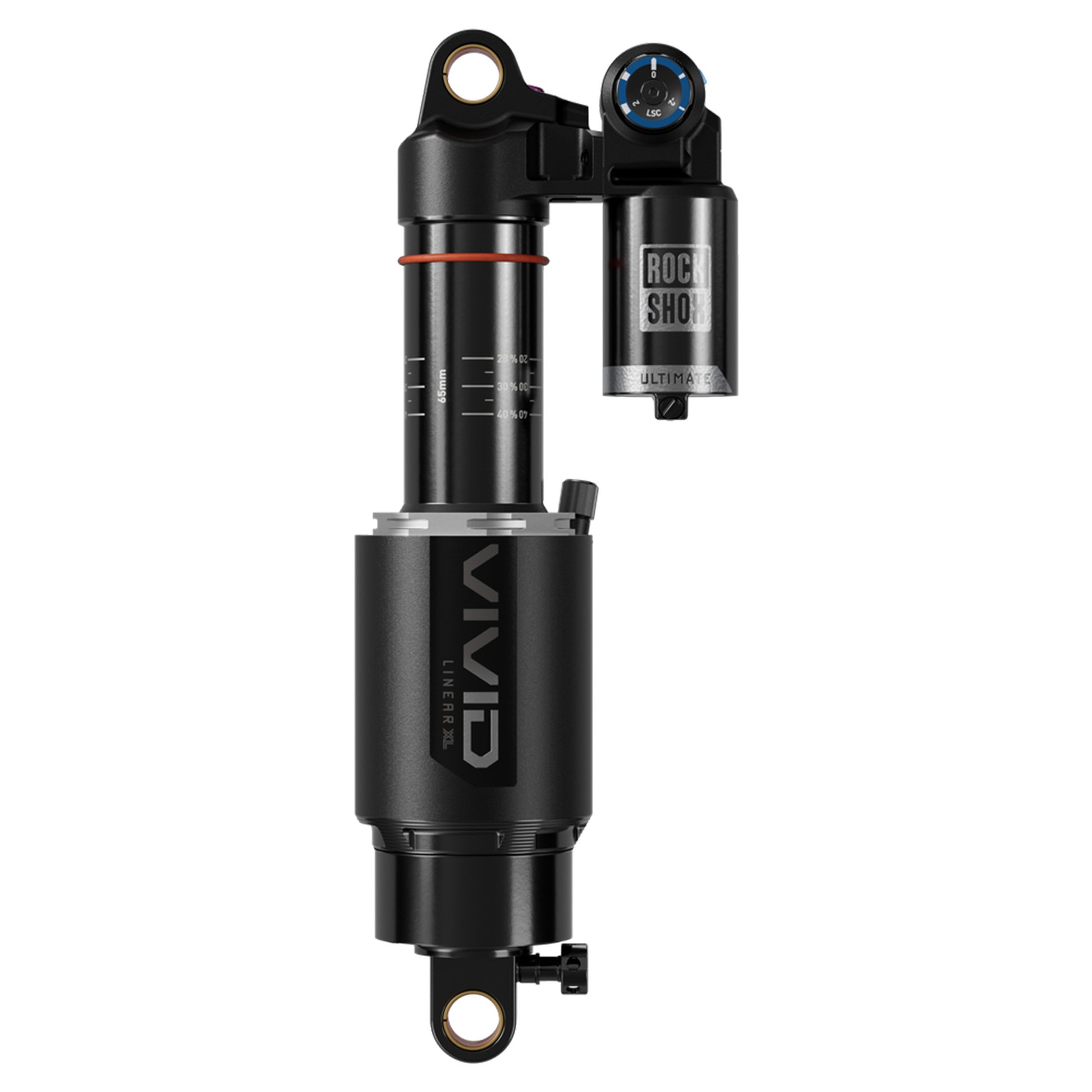 RockShox Vivid Ultimate RC2T Rear Shock - Dual Open-Eye Mount - 230x62.5mm (Metric) - D1 - Image 3