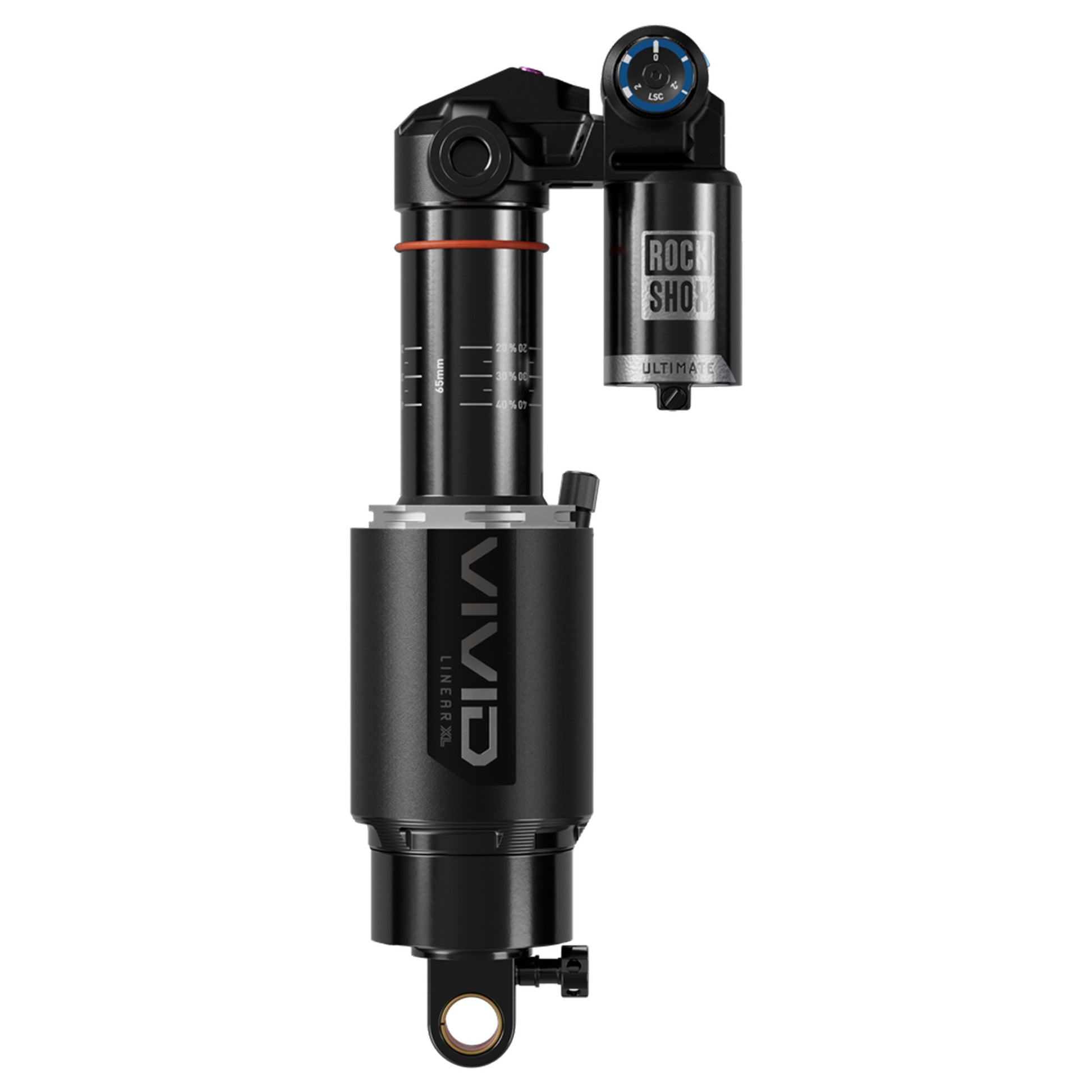RockShox Vivid Ultimate RC2T Rear Shock - Trunnion Mount - 205x60mm (Metric) - D1 - Image 3