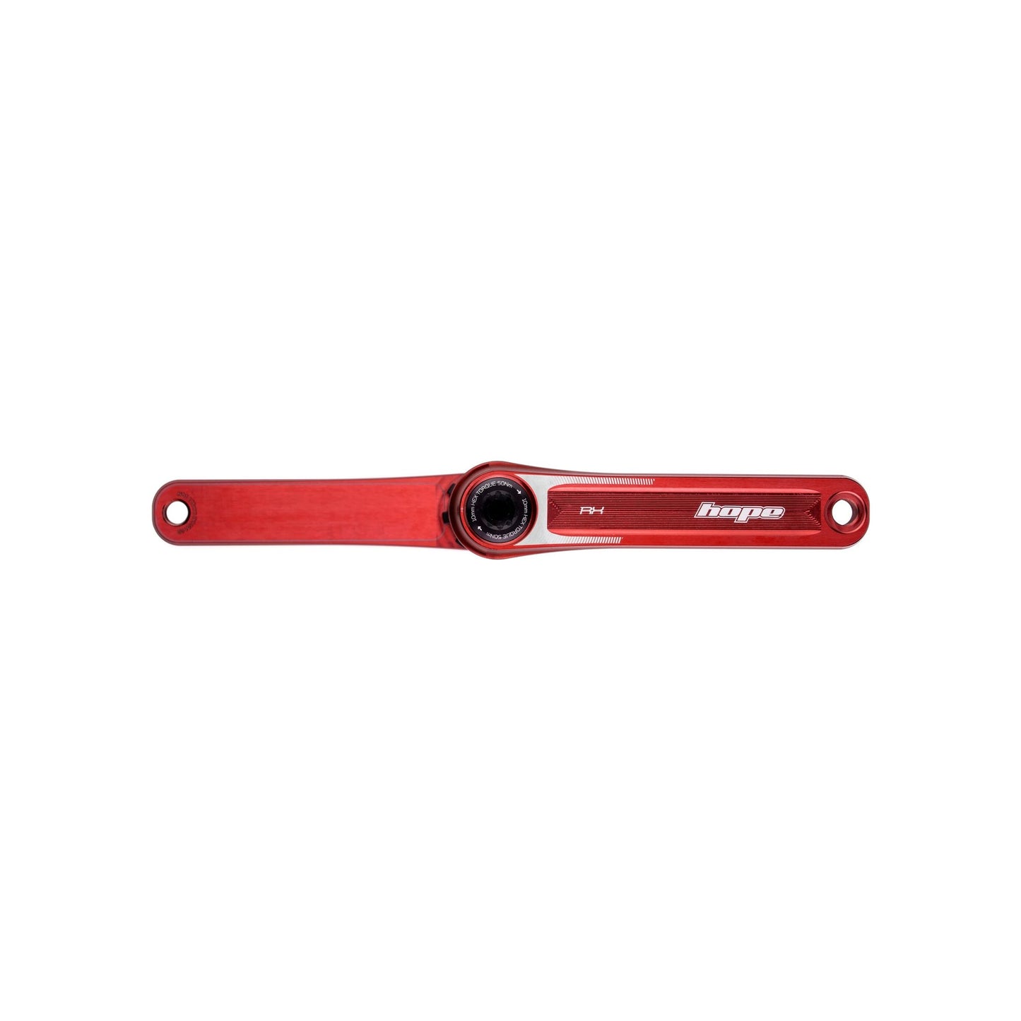 Hope RX Gravel Crank Arms - 68-73mm and BB86-92 - 30mm - Hope Direct Mount - 175mm - Red