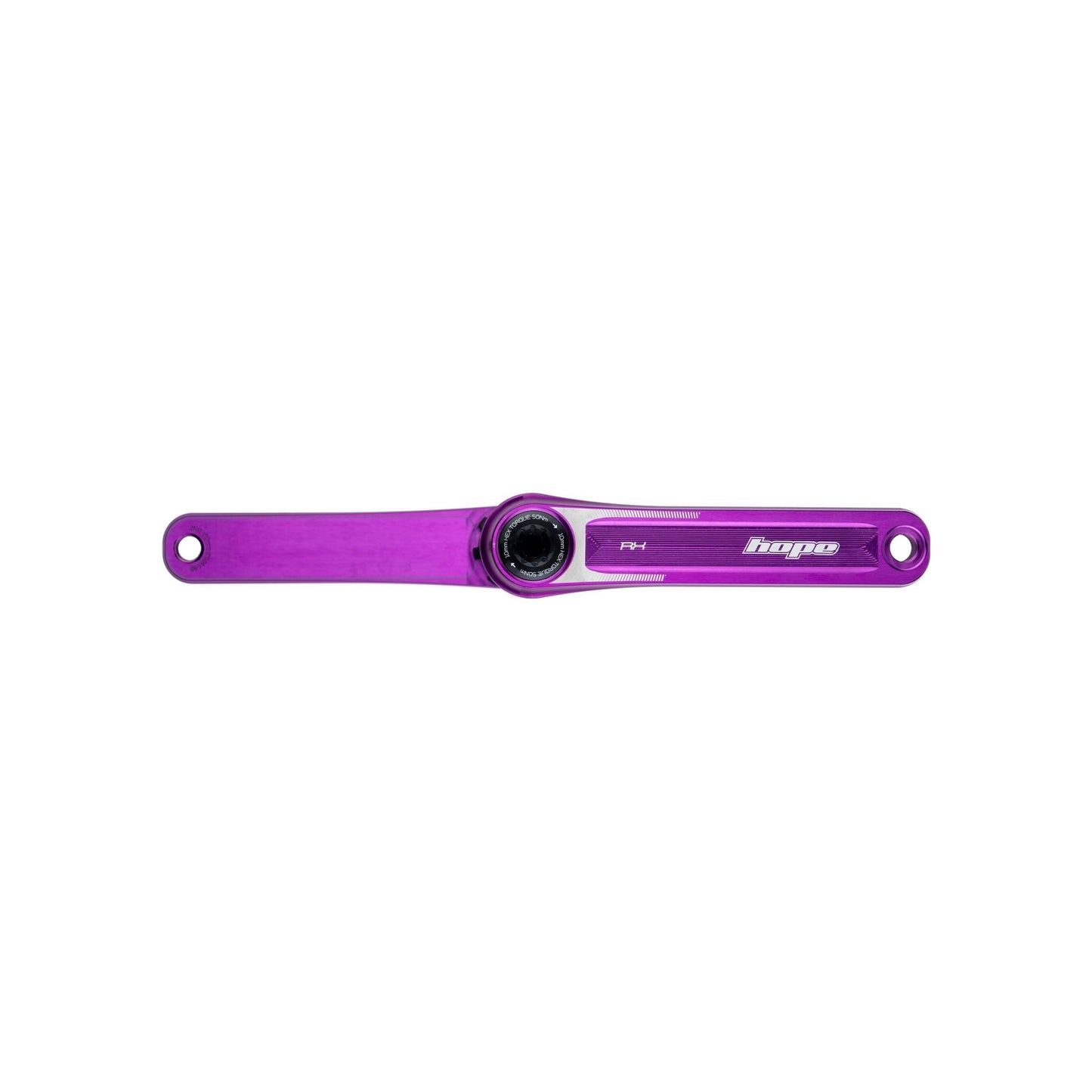 Hope RX Gravel Crank Arms - 68-73mm and BB86-92 - 30mm - Hope Direct Mount - 175mm - Purple