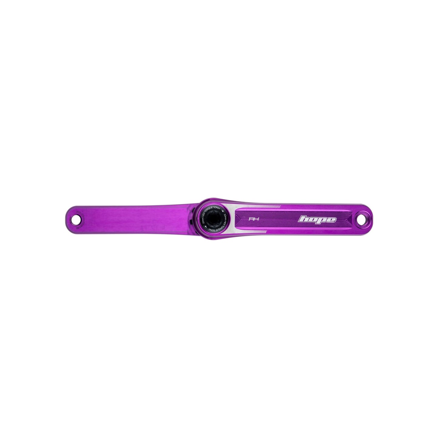 Hope RX Gravel Crank Arms - 68-73mm and BB86-92 - 30mm - Hope Direct Mount - 172.5mm - Purple