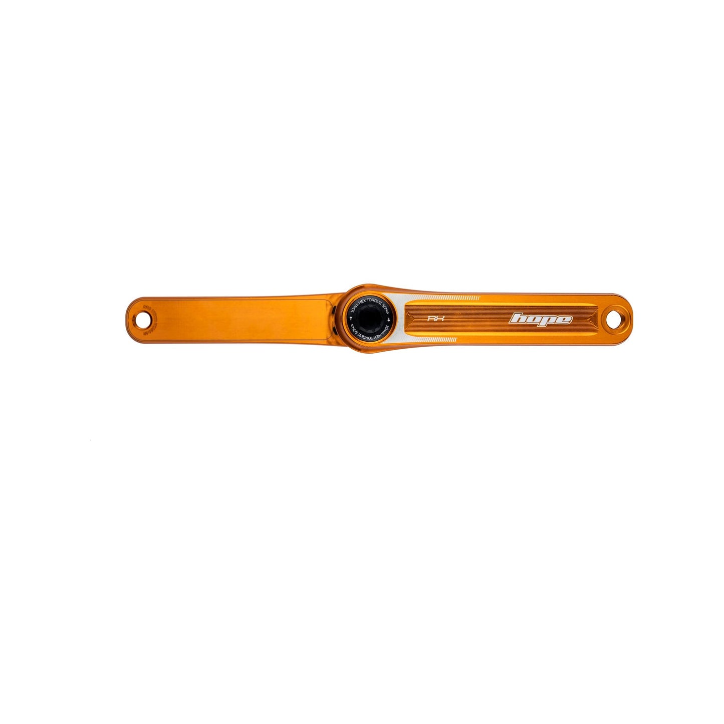 Hope RX Gravel Crank Arms - 68-73mm and BB86-92 - 30mm - Hope Direct Mount - 172.5mm - Orange