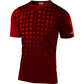 TLD Terrain Short Sleeve Jersey - M - Matrix Charcoal - Red - Black