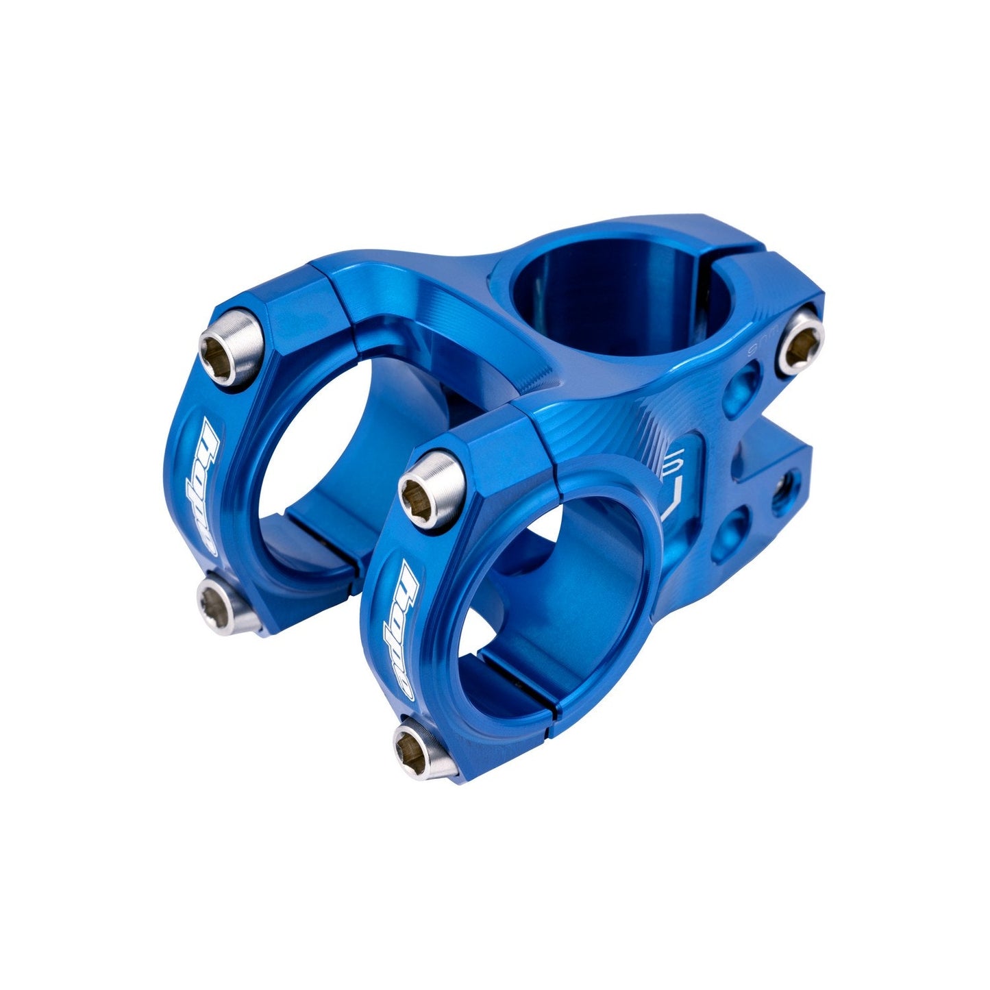 Hope Gravity 31.8mm Bar Clamp Stem - 1 1/8th Inch Steerer - 31.8mm - 35mm - 0 Degree - Blue