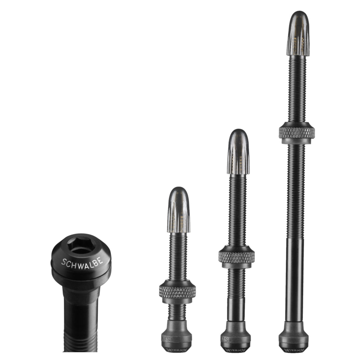 Schwalbe UTLV Tubeless Valves - 40mm - Black - Image 1