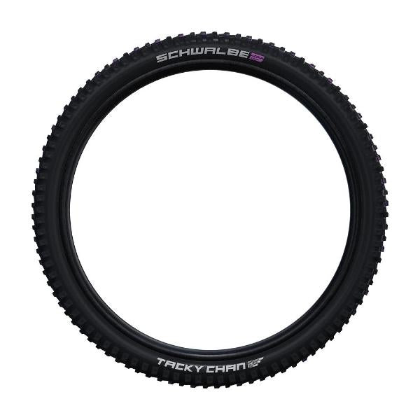 Schwalbe Tacky Chan Tyre - 29 Inch - 2.4 Inch - Yes - Addix Ultra Soft - Super Downhill, E-50 - Light - Light Duty Protection - Black - Image 3