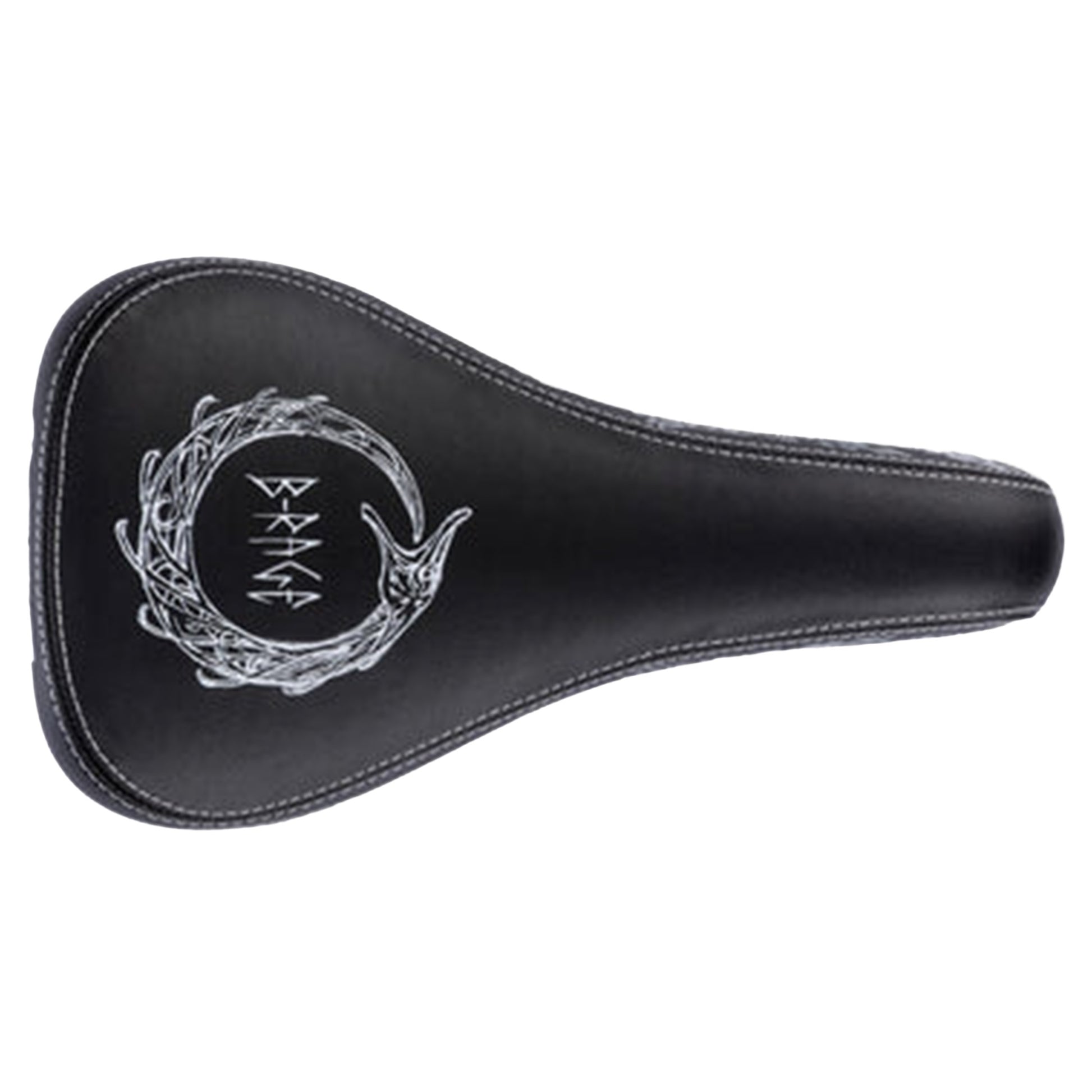 SDG B-Rage Apollo RL Saddle - Cro-Mo Steel - 134mm - Black Cover W/White - Black - Image 4