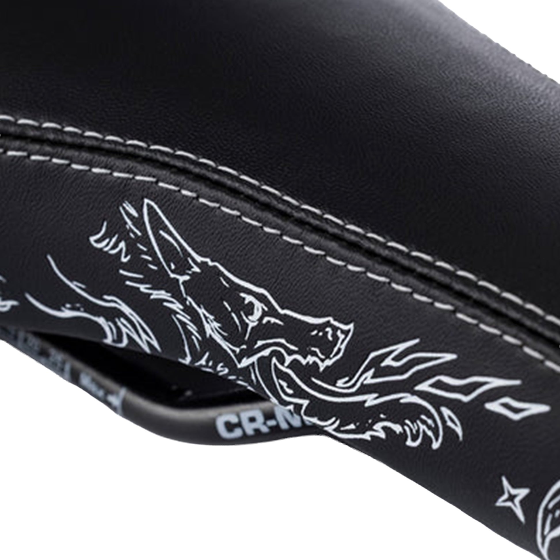 SDG B-Rage Apollo RL Saddle - Cro-Mo Steel - 134mm - Black Cover W/White - Black - Image 6