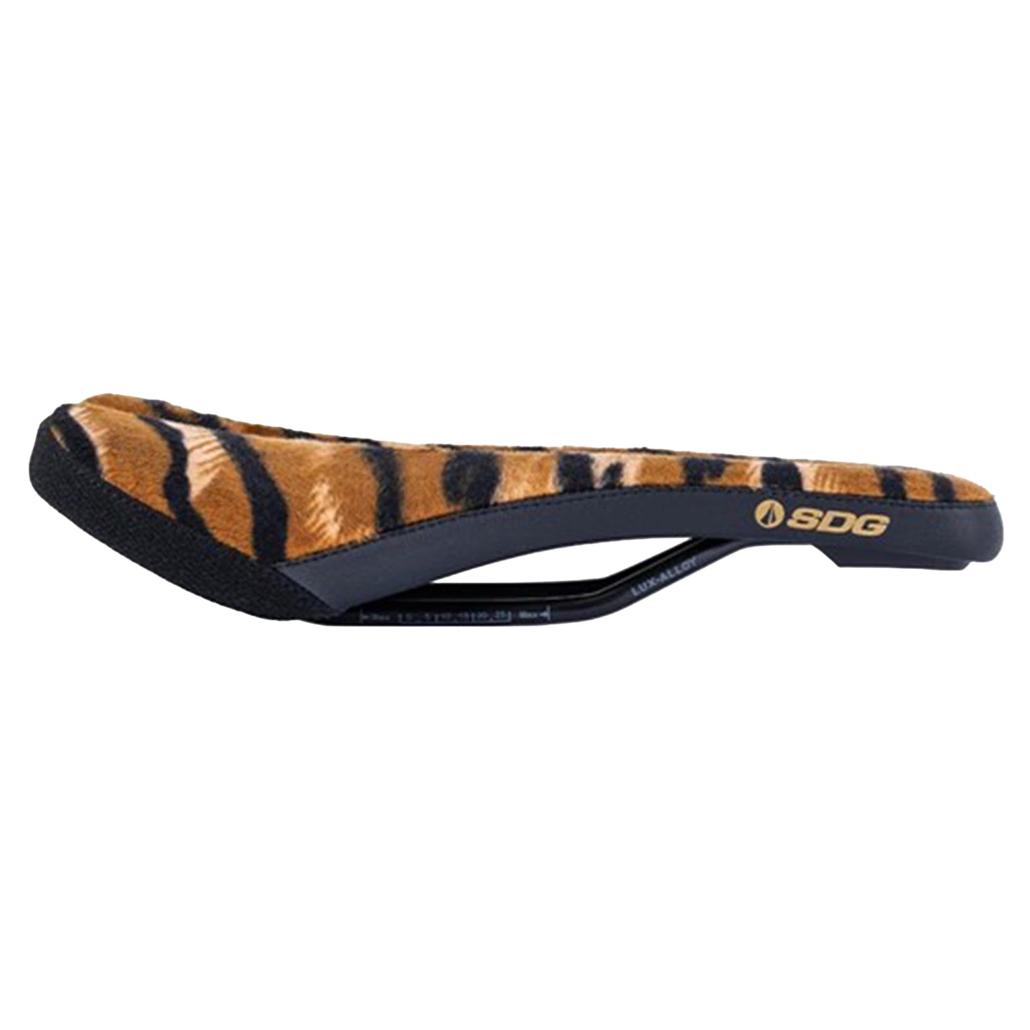 SDG Bel Air V3 Alloy Saddle - Alloy - 140mm - Tiger Print - Black - Image 2
