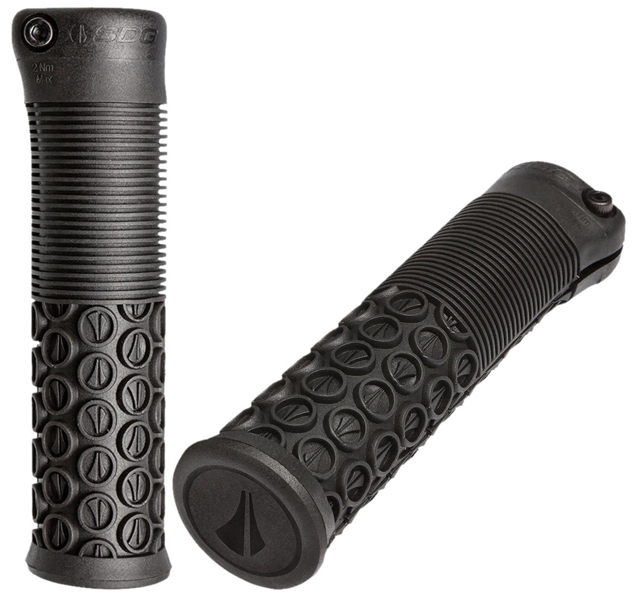 SDG Thrice 33 Lock-On Grips - Black - Single Lock On Grips
