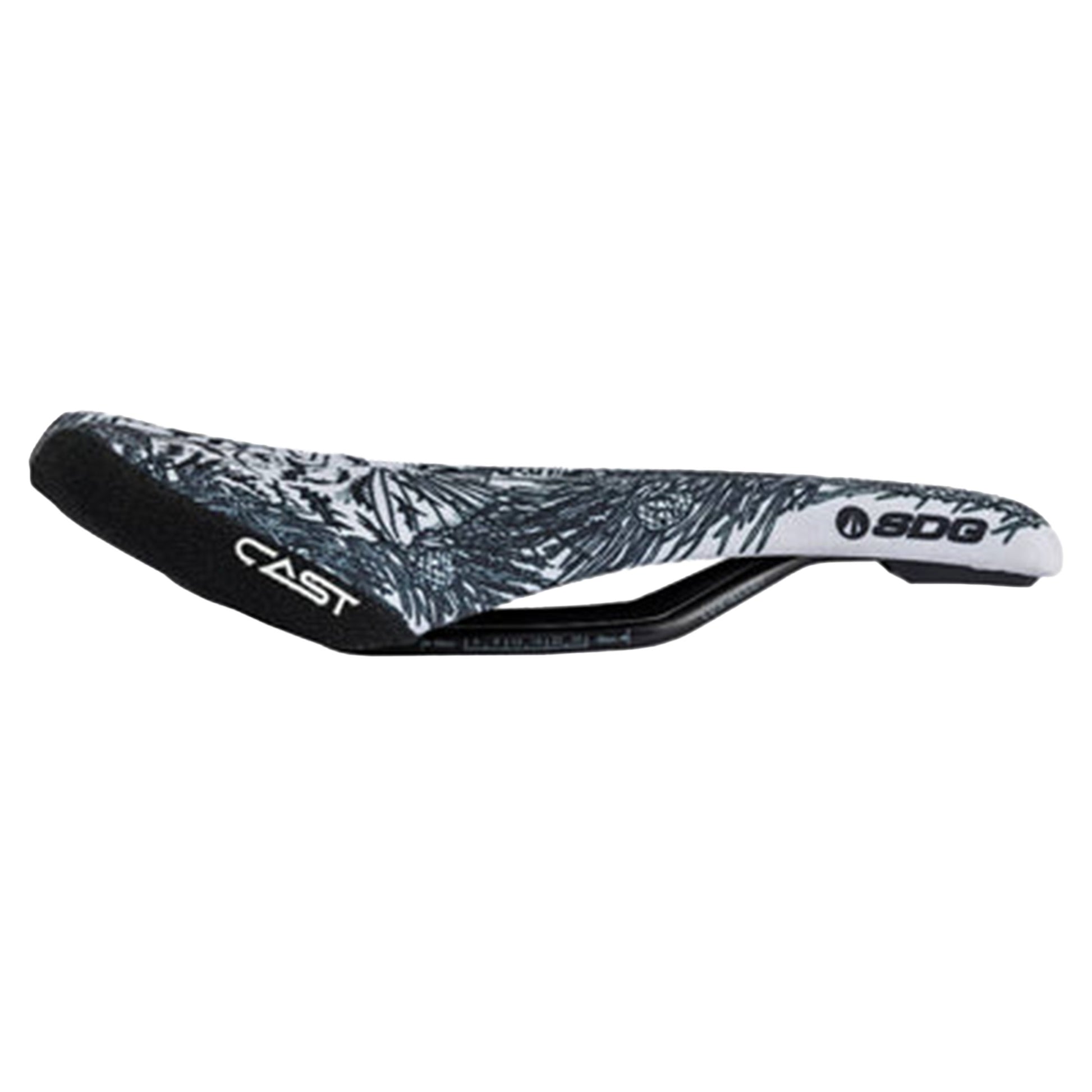 SDG x Cast Bel-Air V3 Kriss Kyle Scottish Wildcat Saddle - Alloy - 140mm - Kriss Kyle Scottish Wildcat - Black - Image 2