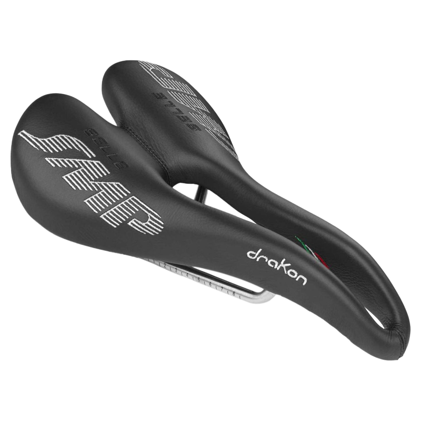 Selle SMP Drakon Saddle - Stainless Steel - 139mm - Black - Image 1