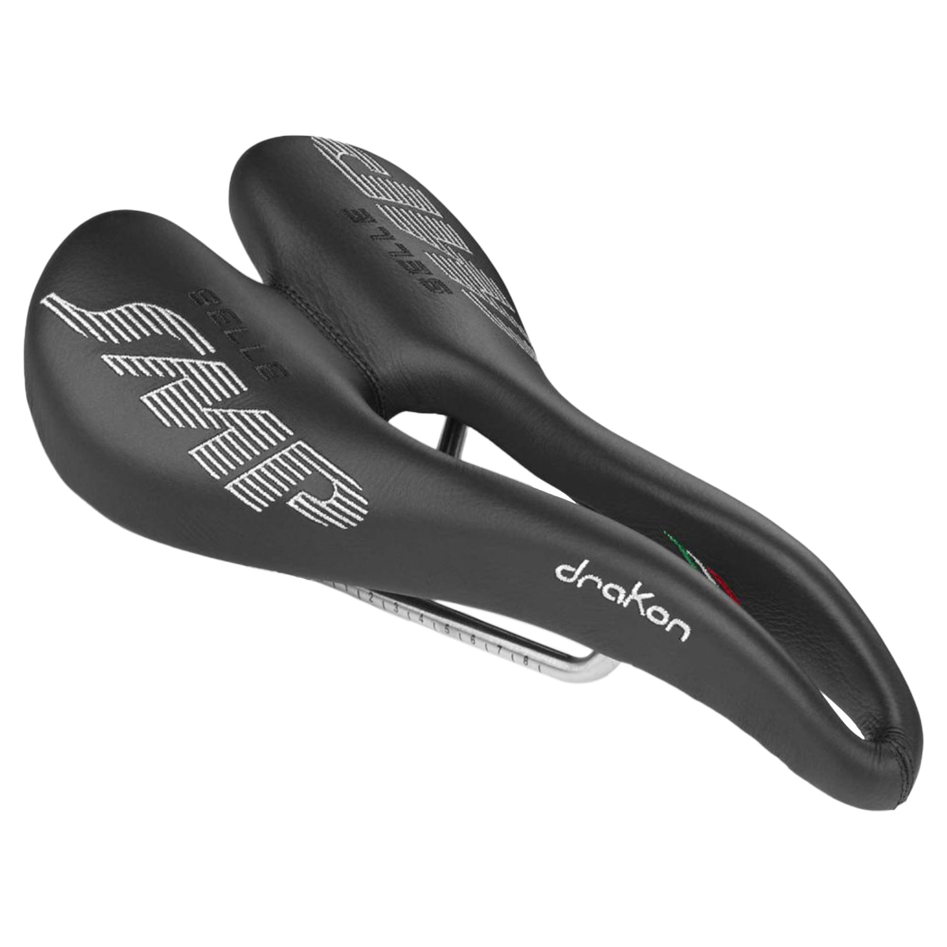 Selle SMP Drakon Saddle - Stainless Steel - 139mm - Black - Image 1