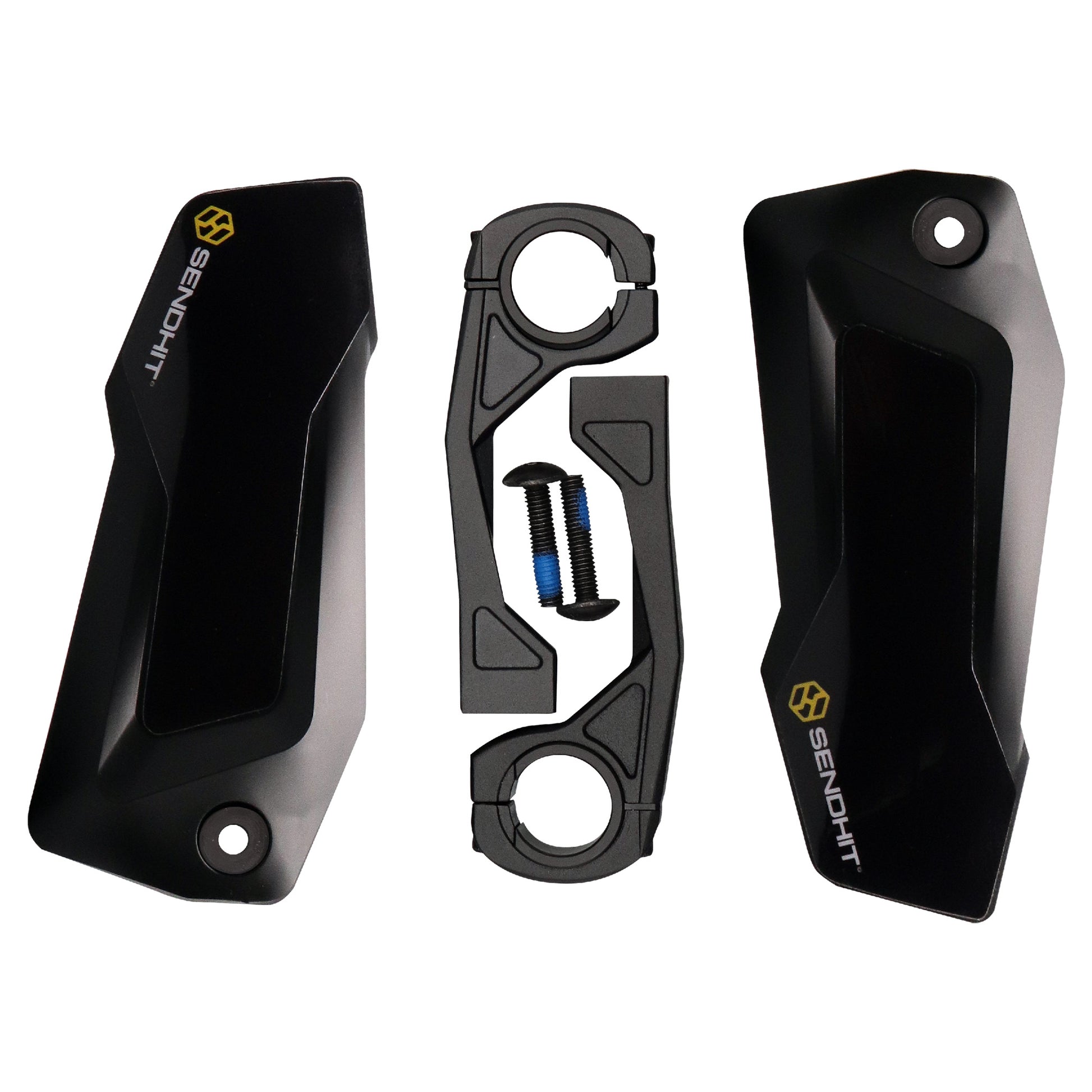 Sendhit Nock MTB Handguards V3 Set - Hand Guards - Black Guards / Black Brackets - Image 4