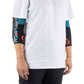 SERYT Flow Elbow Pads - M - Arlecchino Light-blue Red - Image 2