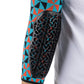 SERYT Flow Elbow Pads - M - Arlecchino Light-blue Red - Image 4