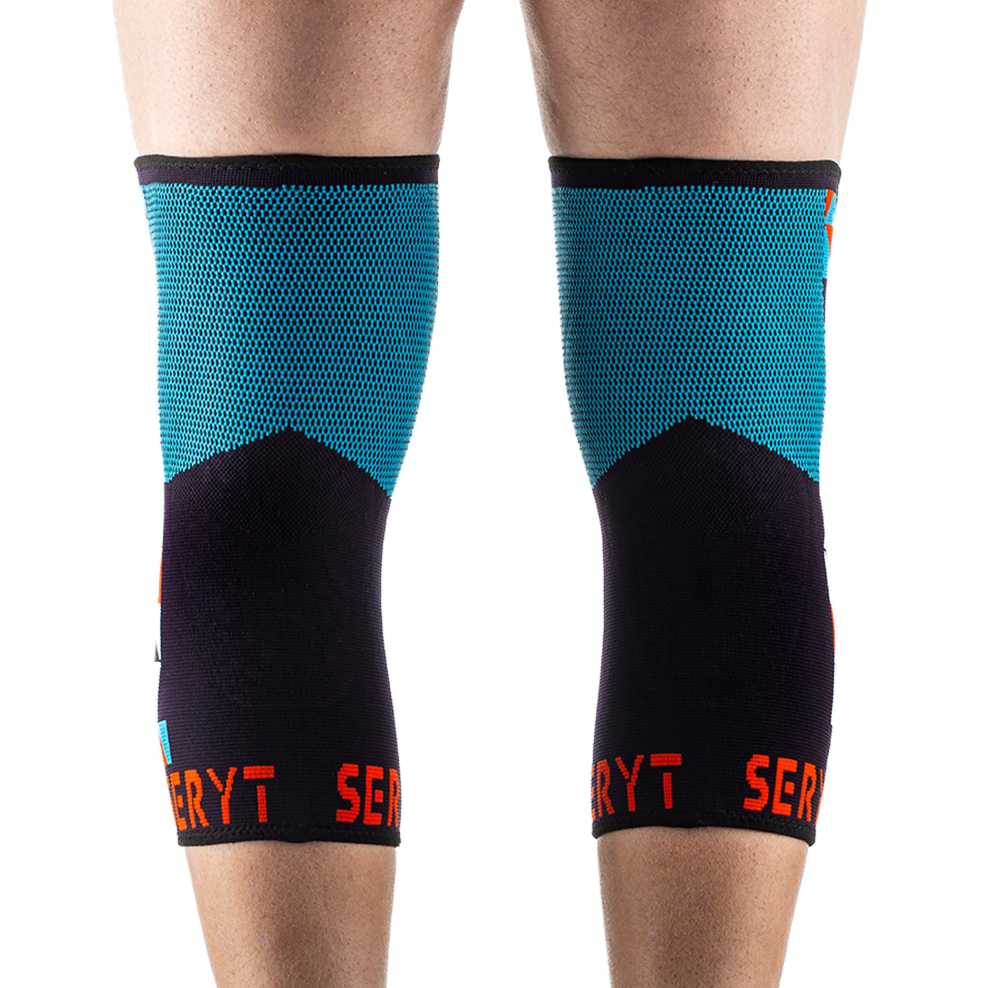 SERYT Flow Knee Pads - L/XL - Arlecchino Light-blue Red - Image 3