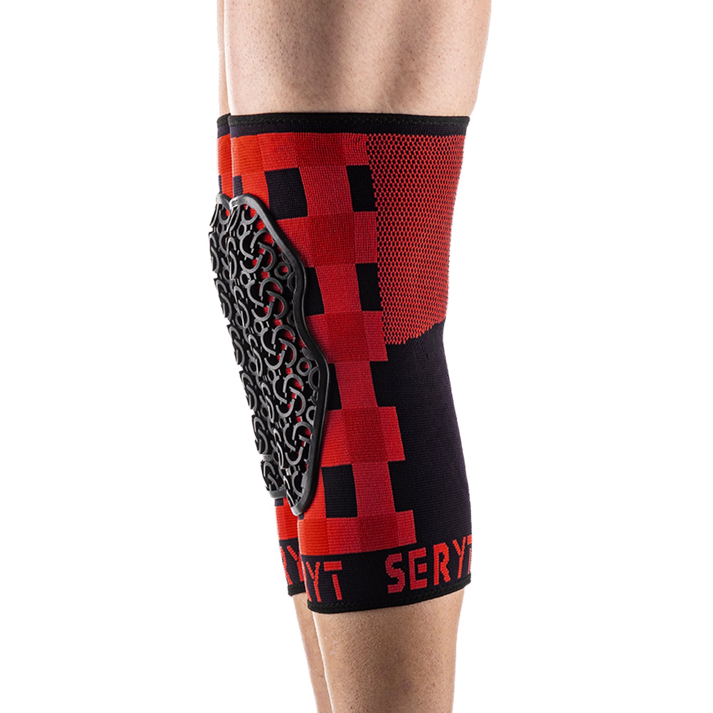 SERYT Flow Knee Pads - S - Checker Red - Image 4