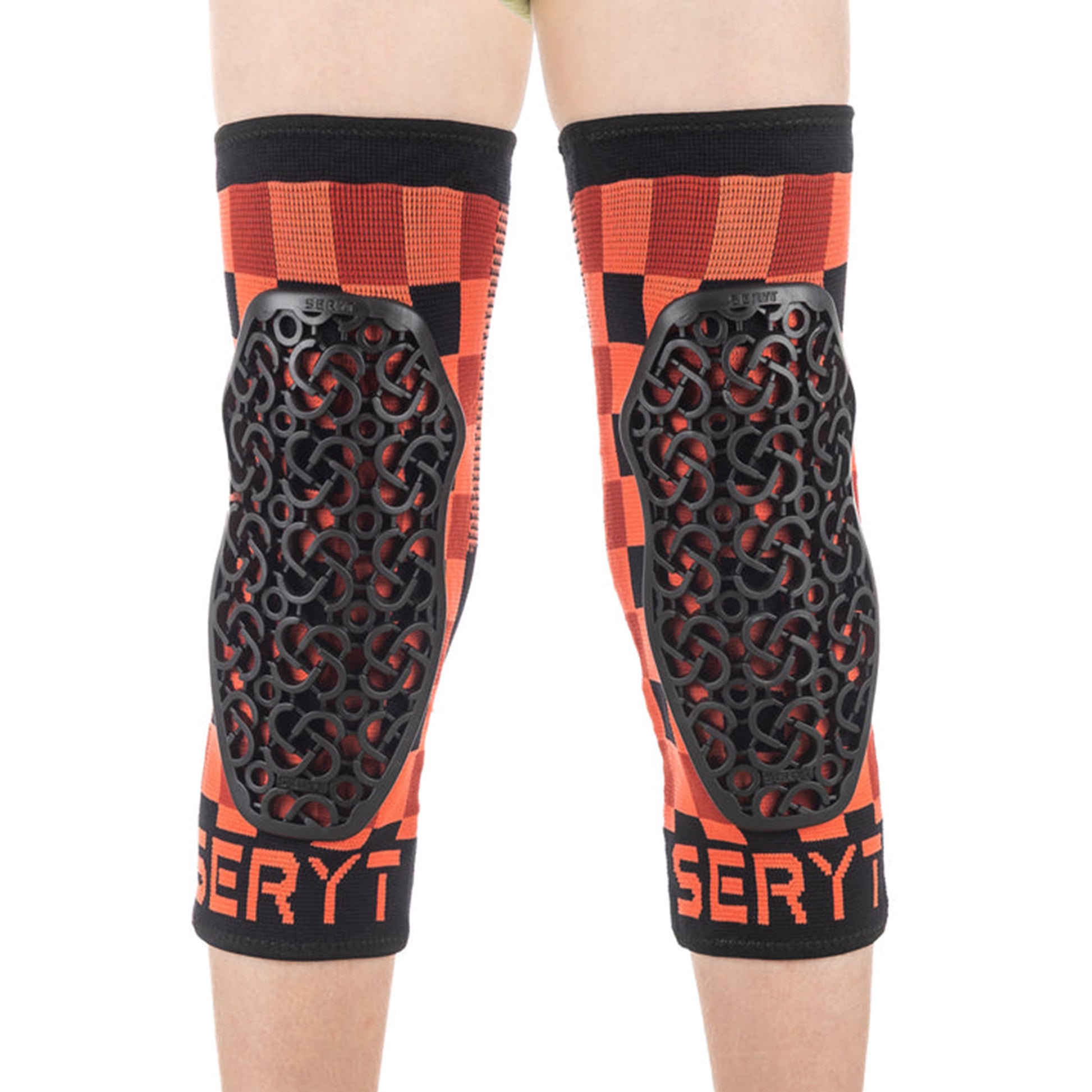 SERYT Youth Knee Pads - L/XL - Checker Red - Image 2