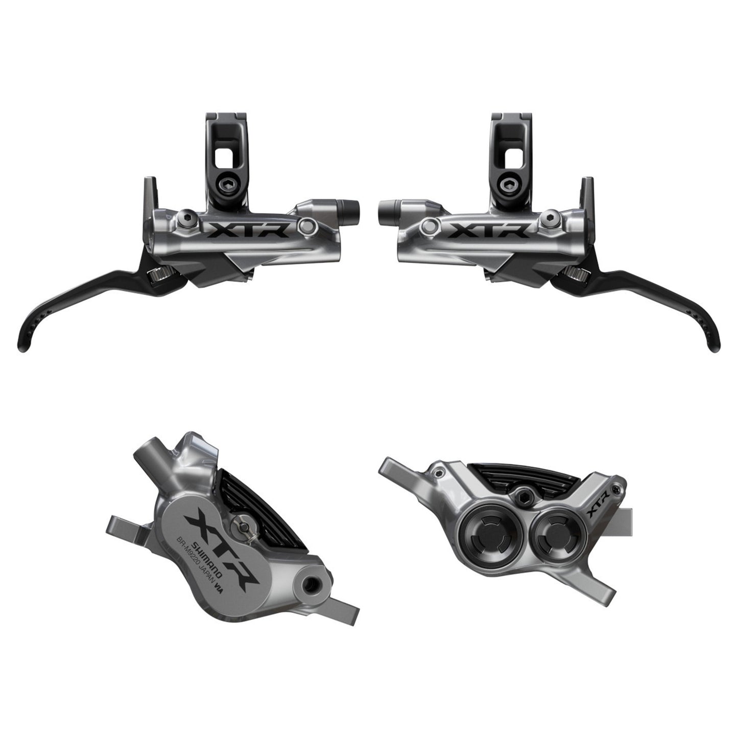 Shimano BR-M9220 XTR Trail Brake Upgrade Kit - Front / Rear - Right / Left - 1000mm / 1700mm - Silver - Image 1