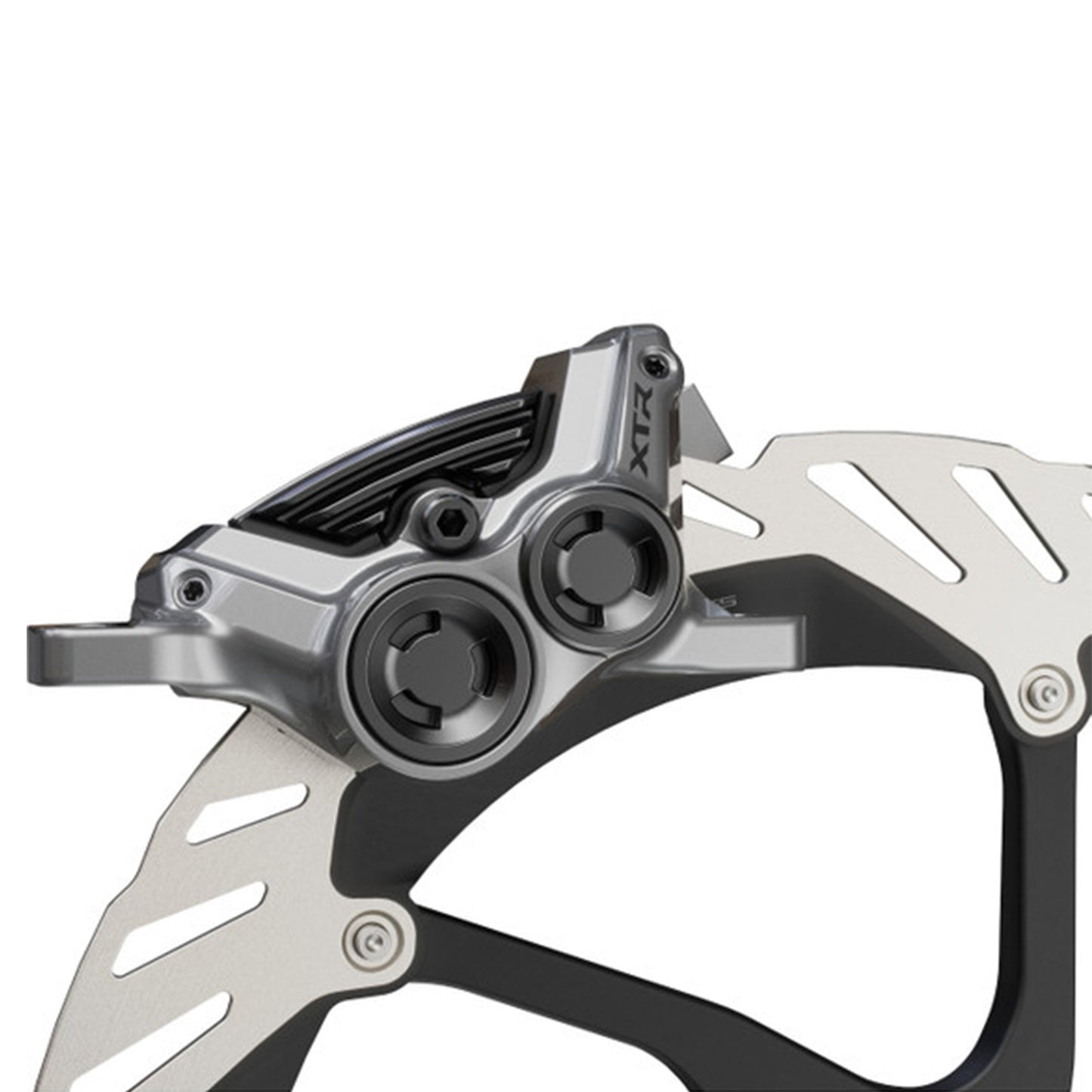 Shimano BR-M9220 XTR Trail Disc Brake - Rear - Left Lever - 1700mm - Silver - Metal Pad with Fin - Image 8