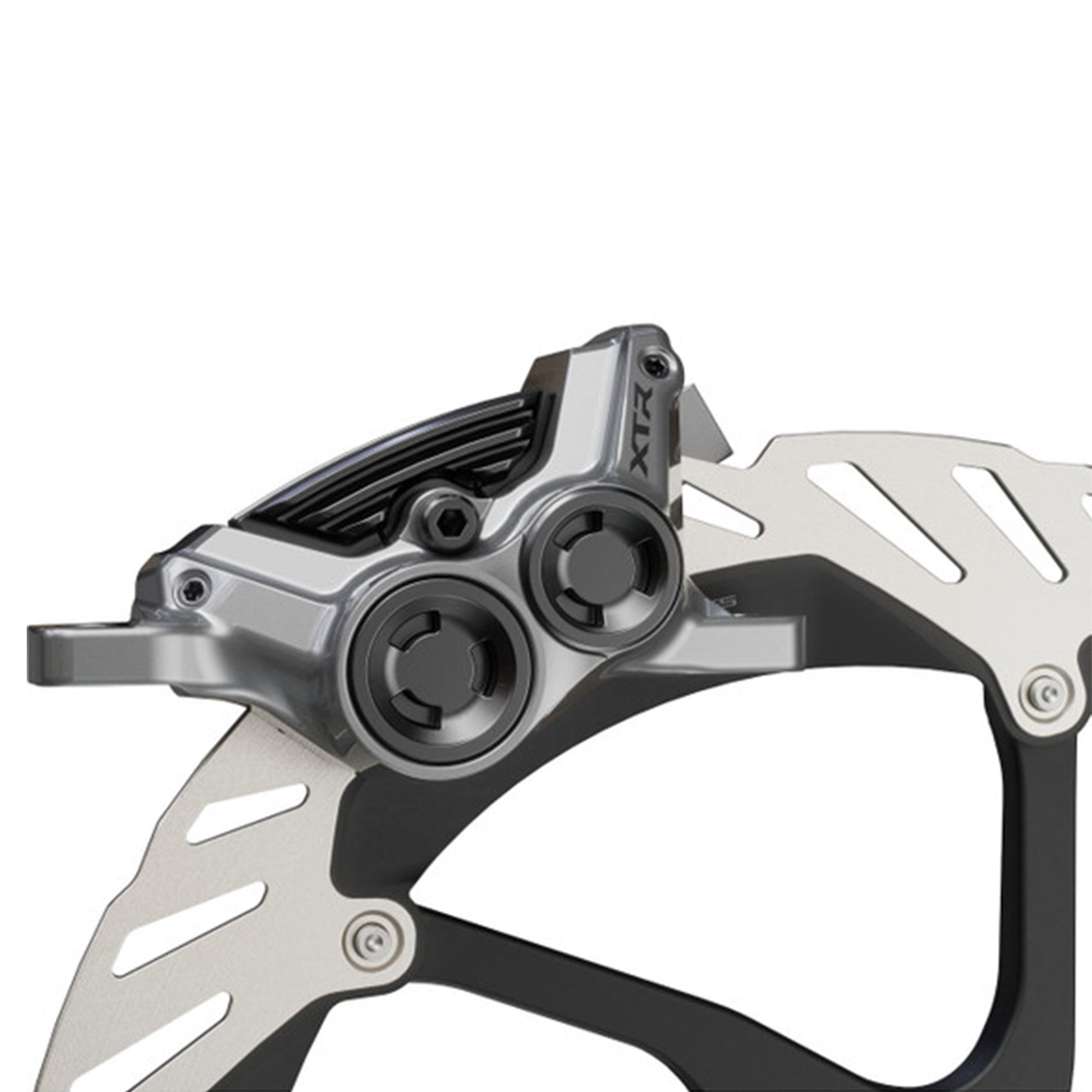 Shimano BR-M9220 XTR Trail Disc Brake - Rear - Left Lever - 1700mm - Silver - Metal Pad with Fin - Image 8
