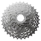 Shimano CS-HG400 Cassette - 9 Speed - Shimano HG Splined - 11-28T - Silver - Image 1