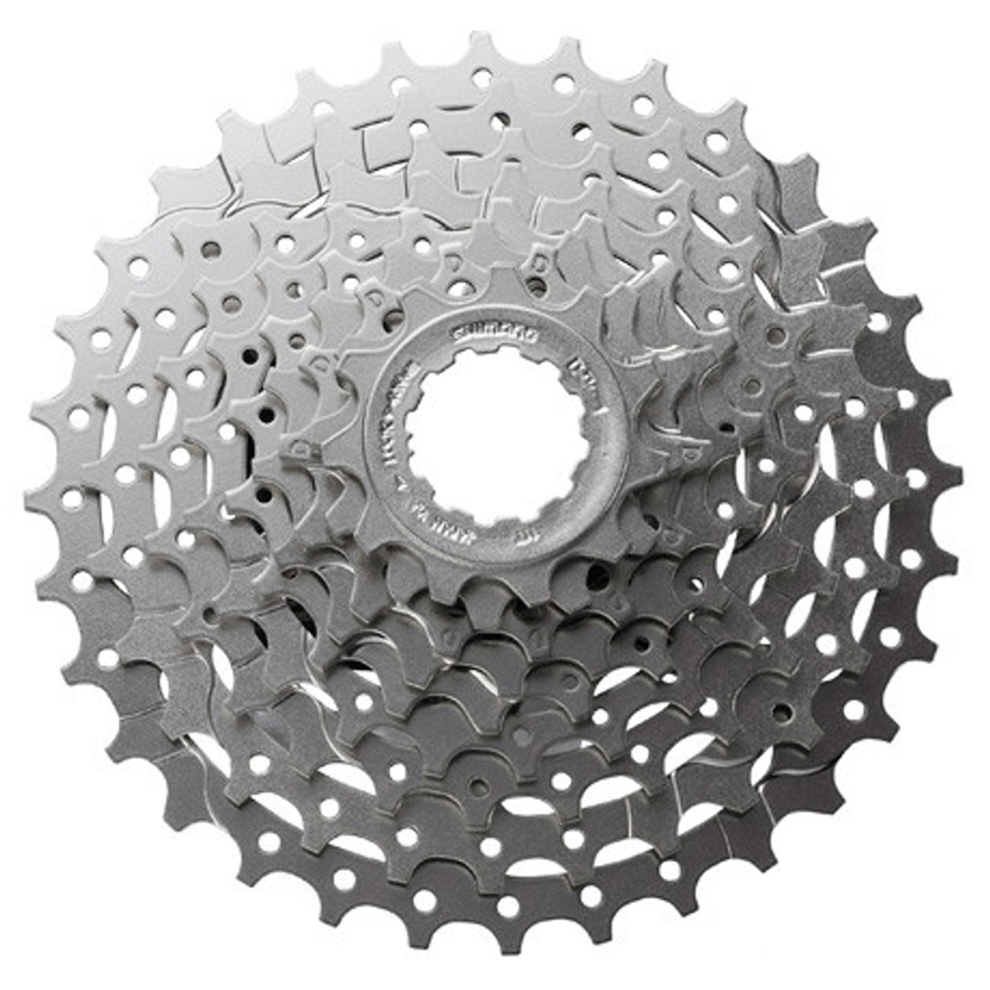 Shimano CS-HG400 Cassette - 9 Speed - Shimano HG Splined - 11-32T - Silver - Image 1