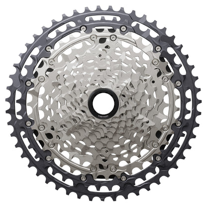 Shimano CS-M8200 XT Cassette - 12 Speed - Shimano Micro Spline - 10-51T - Silver - Image 1