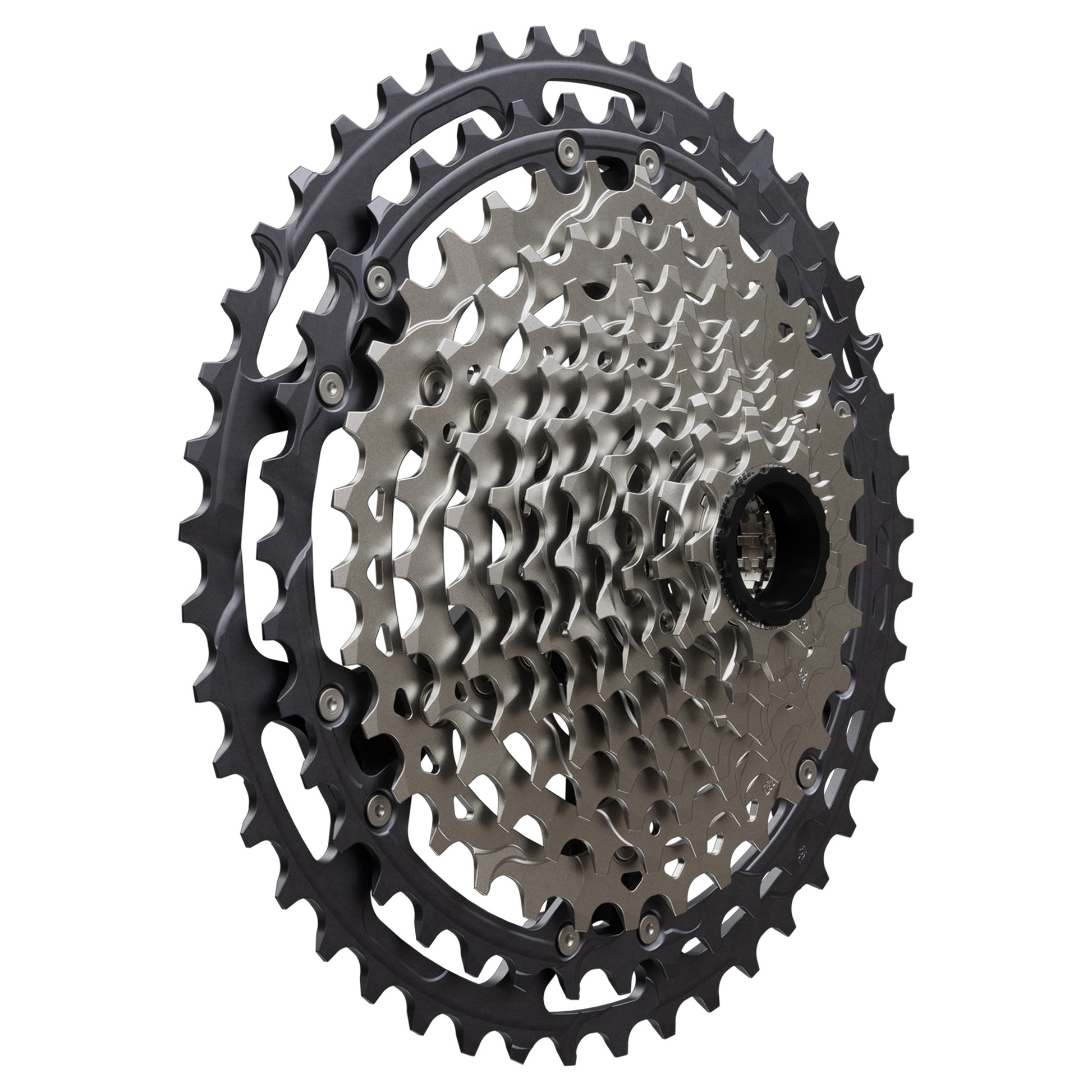 Shimano CS-M8200 XT Cassette - 12 Speed - Shimano Micro Spline - 9-45T - Silver - Image 2
