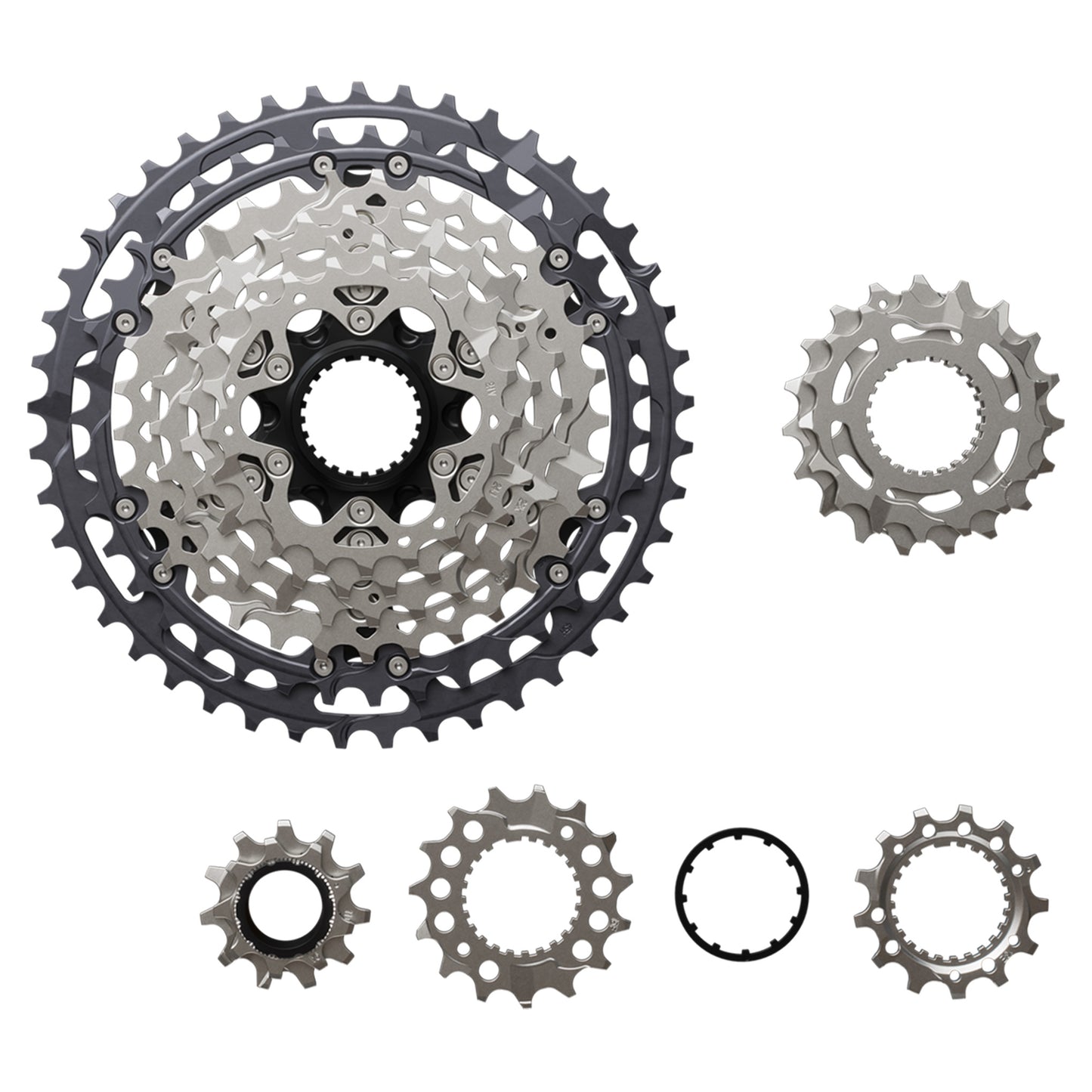 Shimano CS-M8200 XT Cassette - 12 Speed - Shimano Micro Spline - 9-45T - Silver - Image 5
