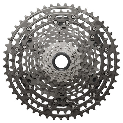 Shimano CS-M9200 XTR Cassette - 12 Speed - Shimano Micro Spline - 10-51T - Silver - Image 1