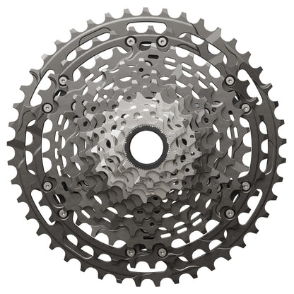 Shimano CS-M9200 XTR Cassette - 12 Speed - Shimano Micro Spline - 9-45T - Silver - Image 1