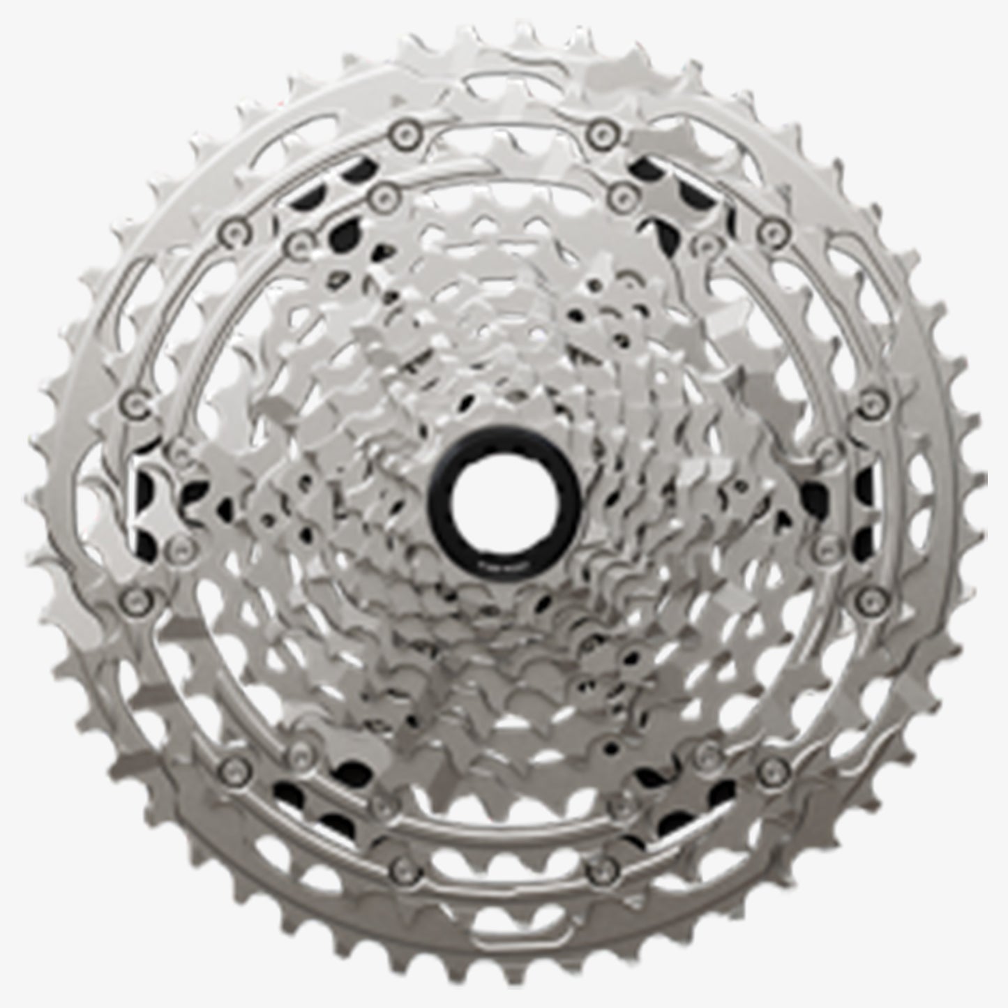 Shimano Deore CS-M6200 12-Speed Cassette - 12 Speed - Shimano Micro Spline - 10-51T - Silver - Image 1