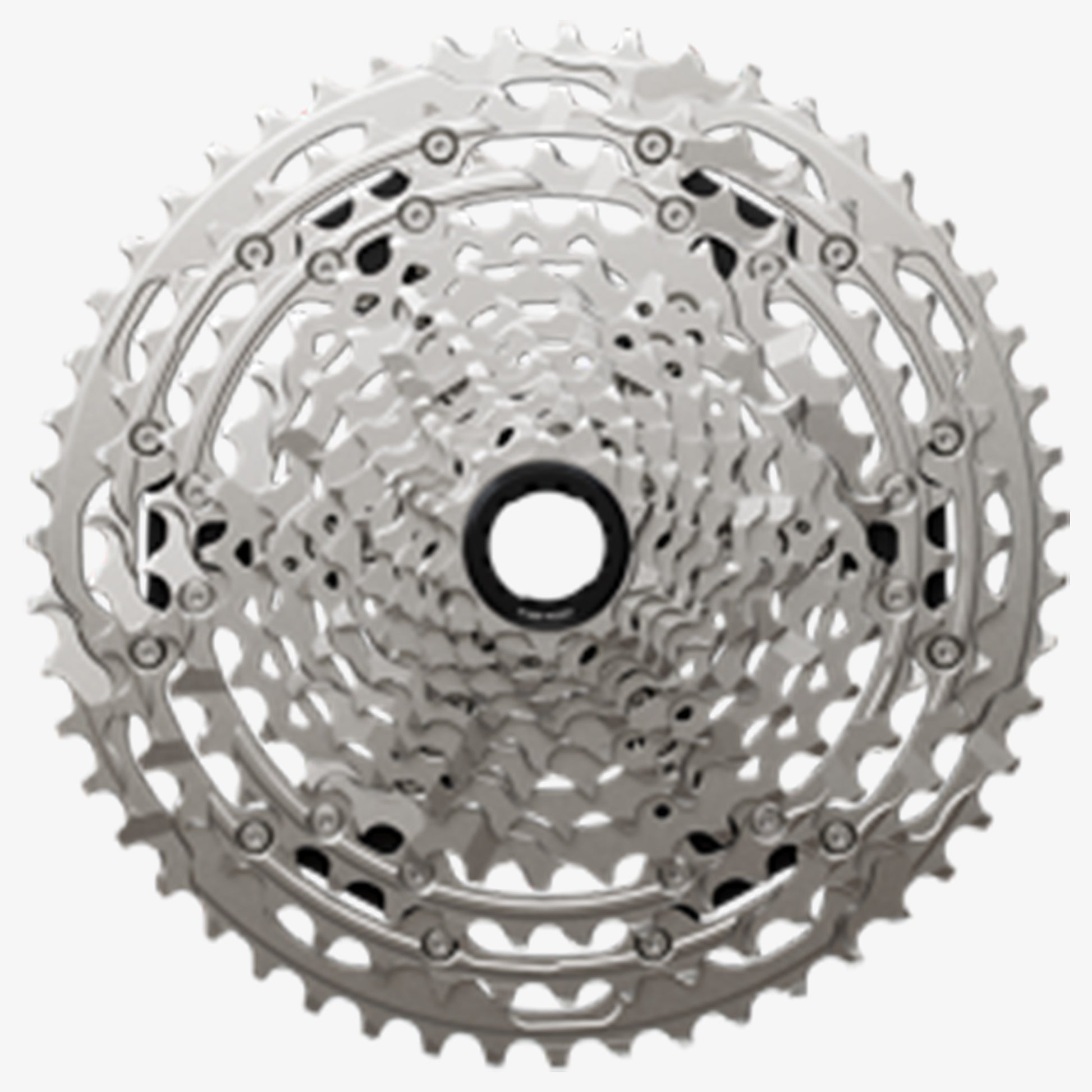 Shimano Deore CS-M6200 12-Speed Cassette - 12 Speed - Shimano Micro Spline - 10-51T - Silver - Image 1