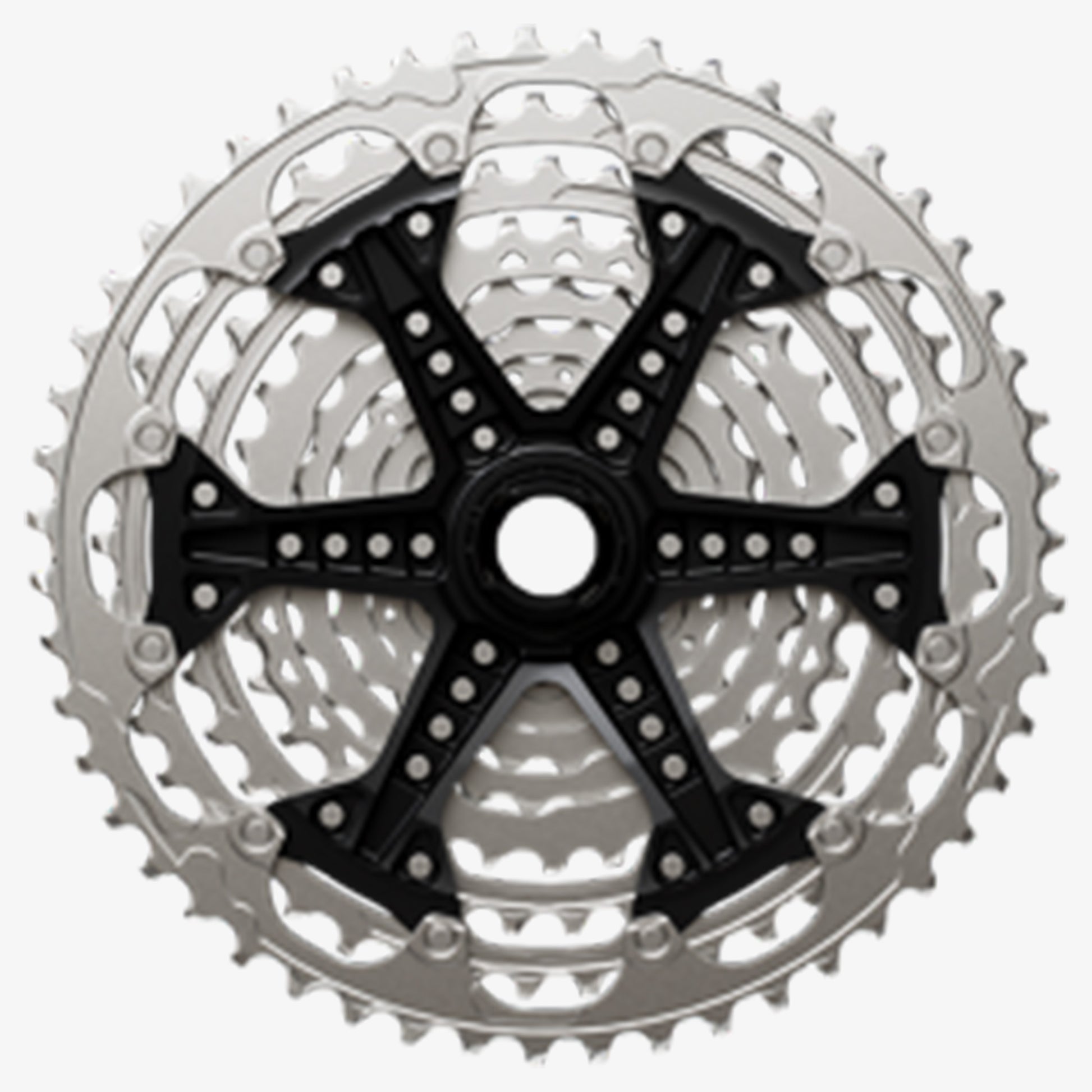 Shimano Deore CS-M6200 12-Speed Cassette - 12 Speed - Shimano Micro Spline - 10-51T - Silver - Image 2