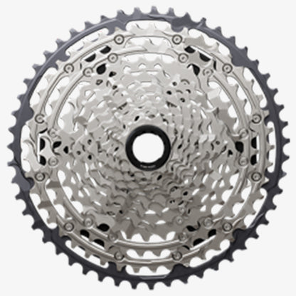 Shimano Deore CS-M7200 12-Speed Cassette - 12 Speed - Shimano Micro Spline - 10-51T - Silver - Image 1