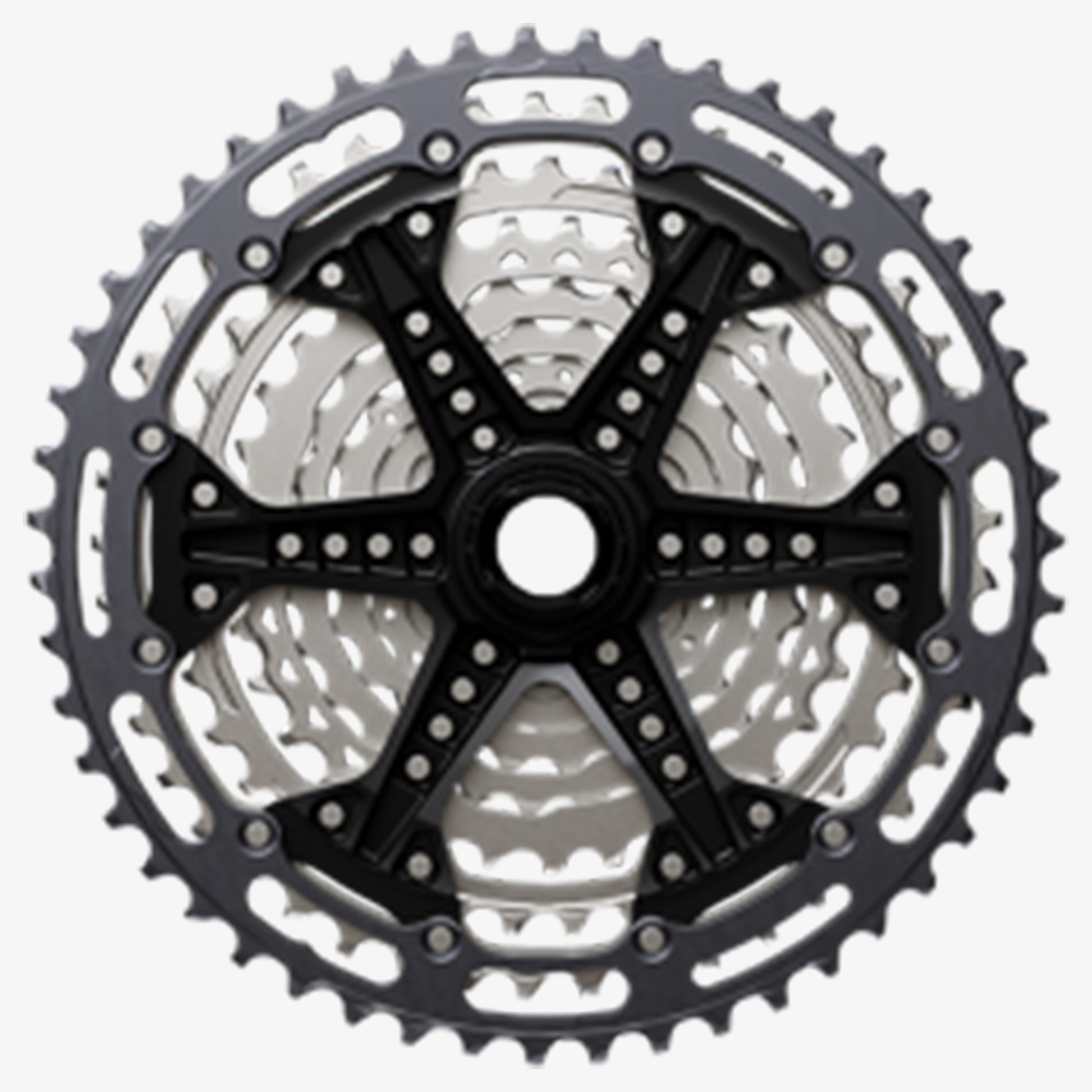 Shimano Deore CS-M7200 12-Speed Cassette - 12 Speed - Shimano Micro Spline - 10-51T - Silver - Image 2