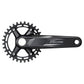 Shimano Deore FC-M5100 Crankset - 68-73mm and BB86-92 - 24mm - Shimano Direct Mount - 175mm - Black - 32T - Image 1